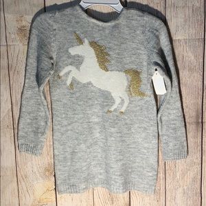 New girls size 6/6X unicorn sweater
